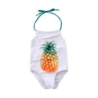 ราคา 2022ใหม่เด็กสาวชุดว่ายน้ำสตรอเบอร์รี่สับปะรดพิมพ์ชุดว่ายน้ำสำหรับสาวร้อนเด็กสาวแขนกุดบิกินี่อาบน้ำ B Eachwear (15932887501)