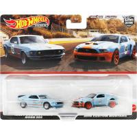 ราคา Hot Wheels Premium 2 Pack 1969 Ford Mustang BOSS 302 2014 Custom Mustang HKF58 (20948913167)