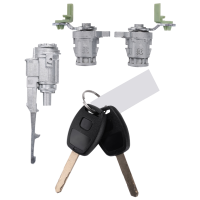 ราคา Car Ignition Switch Lock Ignition Switch Barrel Set Lock with Key for Honda Civic CRV 2002 2006 72185 S9A 013 (20131913362)