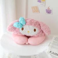 ราคา พร้อมส่ง หมอนรองคอ รูปตัวU มีหมวก ผ้าปิดตา ลายการ์ตูน Sanrio สำหรับเดินทาง นุ่มนิ่ม น่ารัก (17406183108)
