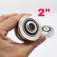 ราคา ล้อประตูรั้ว สแตนเลส จำนวน 1 ชิ้น มีให้เลือก ขนาด 2 2 5 3 และ 4 นิ้ว ร่อง U ล้อสแตนเลส ล้อประตู ร่องกลม เพลากลม (16905664664)