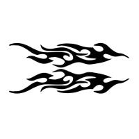 ราคา ชุดสติกเกอร์เปลวไฟมอเตอร์ไซค์1ชุดสติกเกอร์ลายไฟสติ๊กเกอร์ติดรถรูปตาแมวสามมิติอเนกประสงค์ (19064888391)