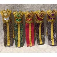 ราคา ชุดไทยตุ๊กตาบาร์บี้ สไบผ้าทอสีทอง (1187966612)