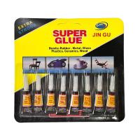 ราคา 8 หลอด กาวร้อน กาวติดป้าย พลาสติก ยาง โลหะ เซรามิก ไม้ หนัง หินต่างๆ Super Glue 3g กาวตราช้าง (17257973441)