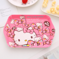 ราคา ถาดเมลามีน ลายการ์ตูน 21cm 30cm ถาดขนม ผลไม้ จาน ถาดคิตตี้ เมโลดี้ น่ารัก Kitty Melamine Tray (13359650375)