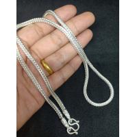 ราคา สร้อยคอเงินลายสี่เสา หัวจรวด หนัก 2บาท หนา3มิล ยาว24นิ้ว ชุบเงินแท้925 สินค้าพร้อมส่ง (21173703458)