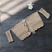 ราคา Available 3 colors New hand hook hippie bikini wrapped chest beach swimsuit yoga underwear พร้อมส่ง 3 สี บิกินี่แบบถัก เที่ยวทะเล ฮิปปี้ เกาะอกแบบถัก แบบผูกเชือกด้านหน้า ระบายแขน (17468395842)