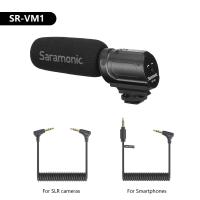 ราคา Saramonic SR VM1 Cardioid ทิศทางเดียวออน กล้องคอนเดนเซอร์ไมโครโฟน3 5มม TRS และ TRRS ตัวเชื่อมสำหรับ DSLR Mirrorlessเครื่องผสมเสียงมือถือ (20731448276)