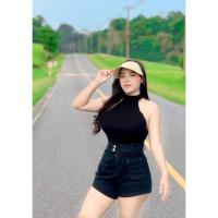 ราคา เสื้อกล้าม สาวอวบ ผ้าเรย่อน คอเต่า รุ่นกักตัว (20528900016)