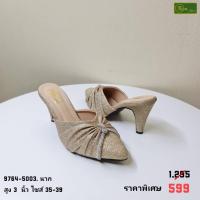 ราคา SEA Shoes ซีชูส์ 9764 003 รองเท้าส้นสูงใส่ออกงาน แฟชั่นแต่งกริตเตอร์ (21029787014)