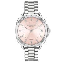 ราคา Coach Greyson 14504157 34mm Ladies White Dial Gold Stainless Steel Strap 14504158 14504156 14504160 (20824468194)