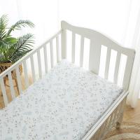 ราคา Muslin Crib Sheets for Girls and Boys Doft Fitted Baby Sheet for Standard Crib Mattress Toddler Bed 70x130cm (20543452592)