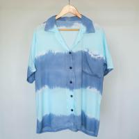 ราคา เสื้อฮาวาย มัดย้อมสีพาสเทล เนื้อผ้า grade A (6699784295)