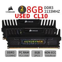 ราคา Corsair Vengeance 16G 2X8GB DDR3 OC 2133MHz PC3 17000U เดสก์ท็อปหน่วยความจำคอมพิวเตอร์ (18612104024)