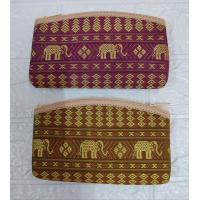 ราคา กระเป๋าผ้าไหมไทยลายช้าง ใส่ธนบัตร ใส่เหรียญ ใส่การ์ด ใส่บัตรเครดิต กระเป๋าซิบ (19540111776)