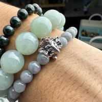 ราคา 7JA GY2001 2P สร้อยข้อมือหยกแท้ กำไลหยกพม่า เนื้อแก้ว ชาร์มพ่อพระพิฆเนศ 2K เนื้อเงิน ลงสีชฎาพิ้งโกล หยกกลม 7 mm โดยประมาณ หยกแท้ เงินแท้ (20451303821)
