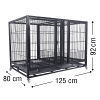 ราคา กรงหมาขนาดใหญ่ กรงสุนัขขนาดใหญ่ มี 3 ขนาด เหมาะกับสุนัขพันธุ์เล็ก กลาง แข็งแรง ทนทาน Pet Cage (21126200109)