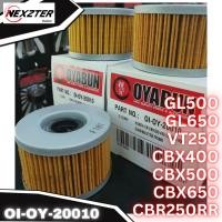 ราคา OI OY 20010 กรองน้ำมันเครื่อง OYABUN รุ่น HONDA CBR250RR GL500 GL650 VT250 CBX400 CBX500 CBX650 ไส้กรองน้ำมันเครื่อง กรอง รถบิ๊กไบค์ มอไซค์ รถมอเตอร์ไซค์ (18239437564)
