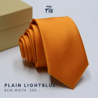ราคา Men in Tie เนคไทแบบผูกเองขนาด 8cm รุ่น Plain Collection (20127100766)