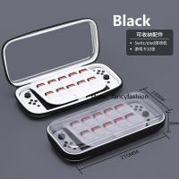 ราคา Nintendo Switch Oled CasePC แข็งโปร่งใสมองเห็นได้พกพากระเป๋าสำหรับ Nintendo Switch V2 Nintendo Switch OLED สีชมพูถือการ์ด10เกมและอุปกรณ์เสริม (17967740419)