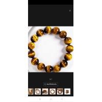 ราคา หินตาเสือศักดิ์สิทธิ์ Tiger eyes ขนาด 12มิล16เม็ด (21009080253)