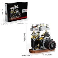 ราคา กล้องย้อนยุคประกอบบล็อกตัวต่อ1030ชิ้นฟิล์มจำลองกล้อง SLR อิฐของเล่นโมเดลตกแต่งของขวัญคริสต์มาสสำหรับเด็ก (21165155101)