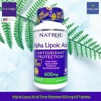 ราคา Natrol Alpha Lipoic Acid Time Release 600 mg 45 Tablets กรดอัลฟาไลโปอิก สาร ALA (8859034499)