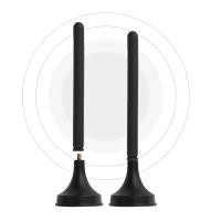 ราคา เสาอากาศทีวีสำหรับทีวีดิจิตอลแบบพกพาในร่ม HDTV เสาอากาศรถยนต์พร้อมฐานแม่เหล็กและตัวขยายสัญญาณในตัว UHF VHF Dual Band (20363513560)