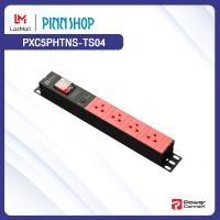 ราคา รับประกัน 5 ปี ส่งฟรีทั่วไทย Powerconnex PXC5PHTNS TS04 5 POWERBAR รางไฟ ปลั๊กพ่วง ขนาด 4 ช่อง (13169706948)