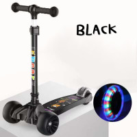 ราคา สกู๊ตเตอร์เด็ก 3 ล้อ ล้อกว้าง มีไฟ พับเก็บได้ ปรับระดับได้ สกุ๊ดเตอร์เด็ก สกูดเตอร์ขาไถ Kids Kick Scooter (19573354556)