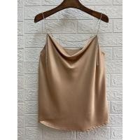 ราคา รุ่นนี้ฮอตมาก เสื้อสายเดี่ยวคอถ่วง ผ้าซาติน สายไขว้หลัง (19907396952)