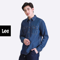ราคา LEE เสื้อเชิ้ตแขนยาวผู้ชาย ทรง Regular รุ่น LE F223MSHLN20 (20581952473)