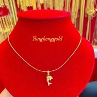 ราคา สร้อยคอทอง1สลึงYHGOLD ลายพร้อมจี้ทองคำแท้96 5 มีใบรับประกันค่ะ (2168558958)