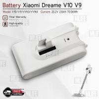 ราคา MLIFE รับประกัน 1 ปี แบตเตอรี่ เครื่องดูดฝุ่นไร้สาย Xiaomi Dreame V10 V9 แบตเตอรี่เครื่องดูดฝุ่น Battery Li ion 25 2V 2800mAh 70 56Wh Xiaomi Mi Dreame VVN4 VVN3 Wireless Handheld Vacuum (20582571935)