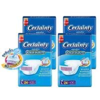 ราคา ห่อ ราคาประหยัด ผ้าอ้อมผู้ใหญ่แบบเทปเซอร์เทนตี้ เทป M28 L24 ชิ้น CertaintyTape แพมเพิสผู้ใหญ่ (20803221747)