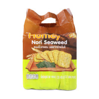 ราคา Homey โฮมมี่ ขนมปังกรอบ แครกเกอร์ รสมะพร้าว รสชีส รสสาหร่าย ขนาด 120 กรัม บรรจุแพ็คละ 6 ห่อ (18895500276)