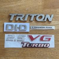 ราคา โลโก้ TRITON DID COMMON RAIL 2 5 VG TURBO ตัวหนังสือฝาท้าย จำนวน 4 ชิ้น (17339736050)