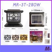 ราคา โคมไฟหัวเสาโซล่าเซลล์ แสงไฟ 3IN1 โคมไฟหัวเสาโซล่าเซลล์ ไฟโซล่าเซลล์ โคมไฟโซล่าเซลล์ กันน้ำ ปรับได้ 2 สี เปิด ปิดอัตโนมัติ (18969760537)