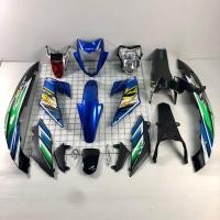 ราคา ชุดสีแฟริ่งรถsonic125 โซนิคตัวใหม่ สีน้ำเงินดำลายปี2006 17ชิ้น ชุดไฟชุดดำด้าน พร้อมติดสติ๊กเกอร์ (10141738086)