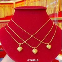 ราคา สร้อยคอทอง1สลึงYHGOLD ลายพร้อมจี้ทองคำแท้96 5 มีใบรับประกันค่ะ (12889505476)