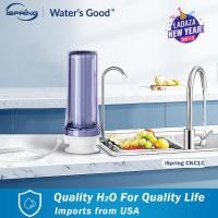 ราคา iSpring CKC1C เครื่องกรองน้ำ Water Purifier System Countertop water filter Clear Housing with Carbon Easy Installation Filter element is replaceable household office (20904913031)