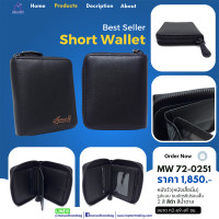 ราคา Marwell มาร์เวลล์ กระเป๋าธนบัตร หนังแท้ รุ่น MW 72 0251 (20468336798)