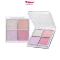 ราคา ไฮไลท์ odbo Signature 4 Shades Highlighter OD1318 (21080274240)