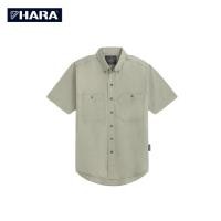 ราคา Hara เสื้อเชิ้ต Hara Classic สองกระเป๋าพร้อมกระดุมเหล็ก HMGS 901608 เลือกไซส์ได้ (20874111269)