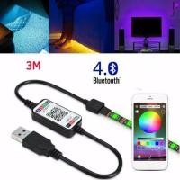 ราคา Original Diymore DC 5V USB LED Strip Light 5050 RGB 1M 2M 3M 4M 5M TV Background Lighting Flexible LED Strip Support Bluetooth App Control (11219147471)