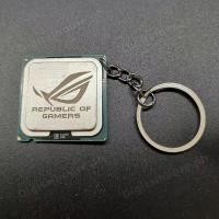 ราคา CPU Keychain Souvenir Engraving ROG In I9 10900k Creative Pendant for Science Geek Ornament Gccessories Gift (13980960302)