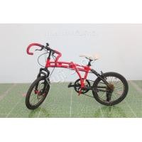 ราคา จักรยานพับได้ญี่ปุ่น ล้อ 20 นิ้ว มีเกียร์ อลูมิเนียม มีโช๊ค Disc Brake Doppelganger สีแดง จักรยานมือสอง (17209611618)