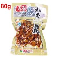 ราคา ตีนไก่ดอง ตีนไก่จีน ตีนไก่ดองพริก 80กรัม 120กรัม 有友 泡椒凤爪 ของทานเล่น ของแกล้มเหล้า (20938168140)
