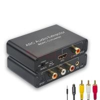 ราคา เครื่องแยก ARC Audio HDMI อะแดปเตอร์เครื่องแปลง DAC ดิจิตอลออปติคอลแกนรวมSPDIF ไปเป็นอนาล็อก3 5มม L R สเตอริโอ DAC ตัวแปลงเสียง HDMI (20090495071)
