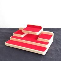 ราคา ชั้นวางพระ หิ้งพระแบบตั้งโต๊ะ หิ้งพระขนาดเล็ก แบบเตี้ยมีฐานหน้า3แท่นวาง (16450333189)